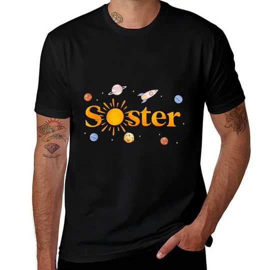 Sister of The Birthday First Trip Around The Sun Bday Boy  Graphic-printed T-Shirt