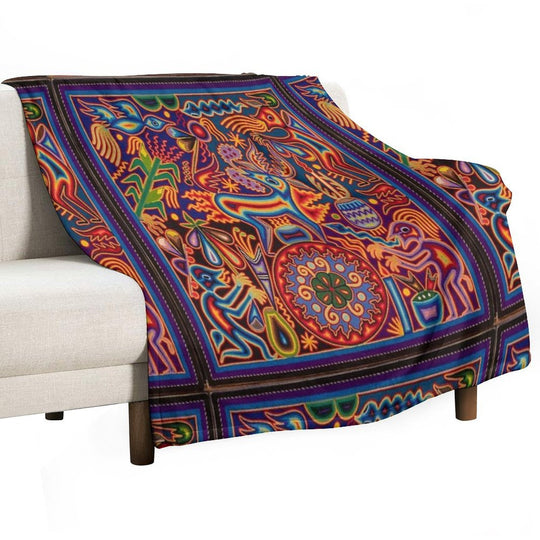 Huichol Premium Throw Blanket
