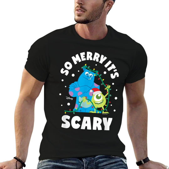 Monsters Inc - So Merry Its Scary  Easy-care T-Shirt