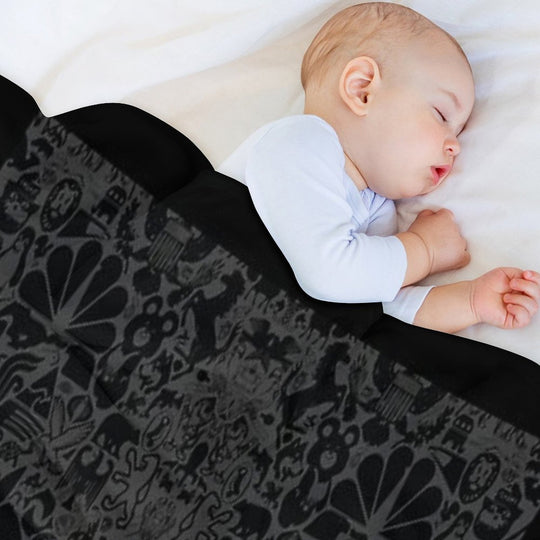 The Darkest Animal Wallpaper Compact Throw Blanket