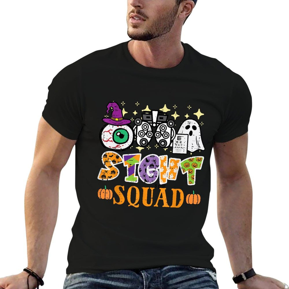 Halloween Optometrist Sight Squad Optometry Costume Women  Cotton T-Shirt