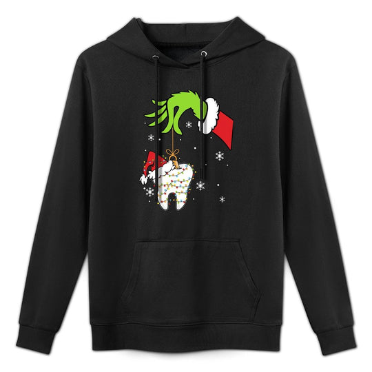 Christmas Tooth Dentist Dental Assistantth Pajamas Xmas Customizable Surface Hoodie