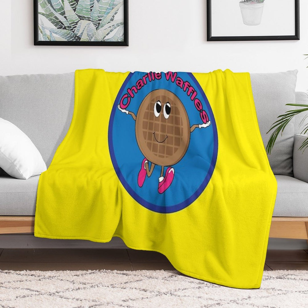 Charlie Waffles! Compact Throw Blanket