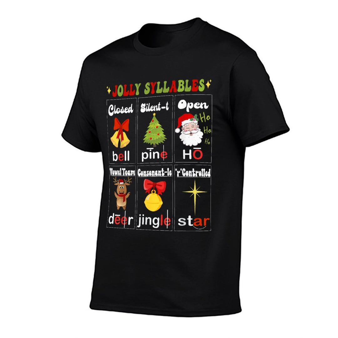 Christmas Reading Teacher Syllable Types Reading Teacher  Stretchy T-Shirt