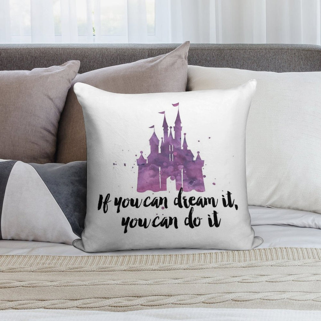 If You Can Dream It Soft Bedroom Essential Throw Pillow