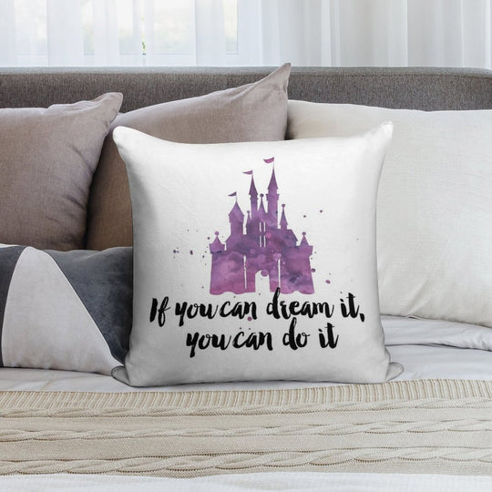 If You Can Dream It Soft Bedroom Essential Throw Pillow
