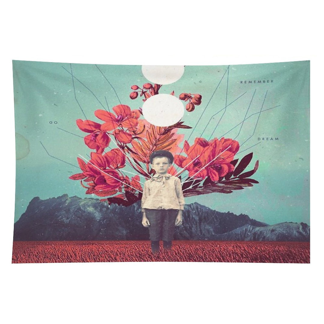 Standing at The Threshold of Time Tapestry