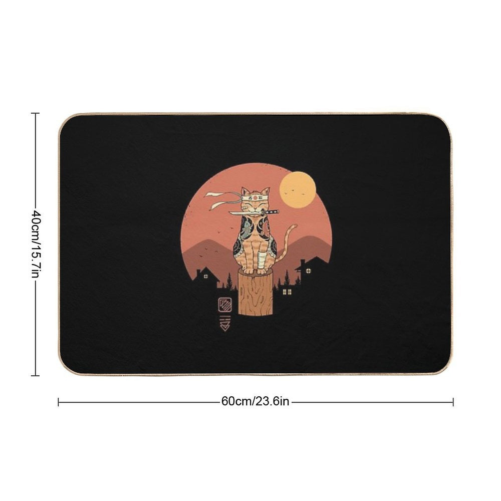 Catana NInja  Easy To Clean Bath Mat