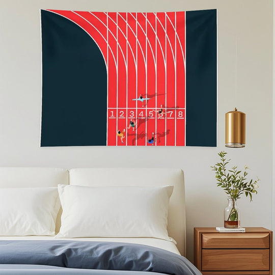 Finish Line Sprint Tapestry
