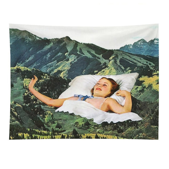 Rising Mountain Tapestry
