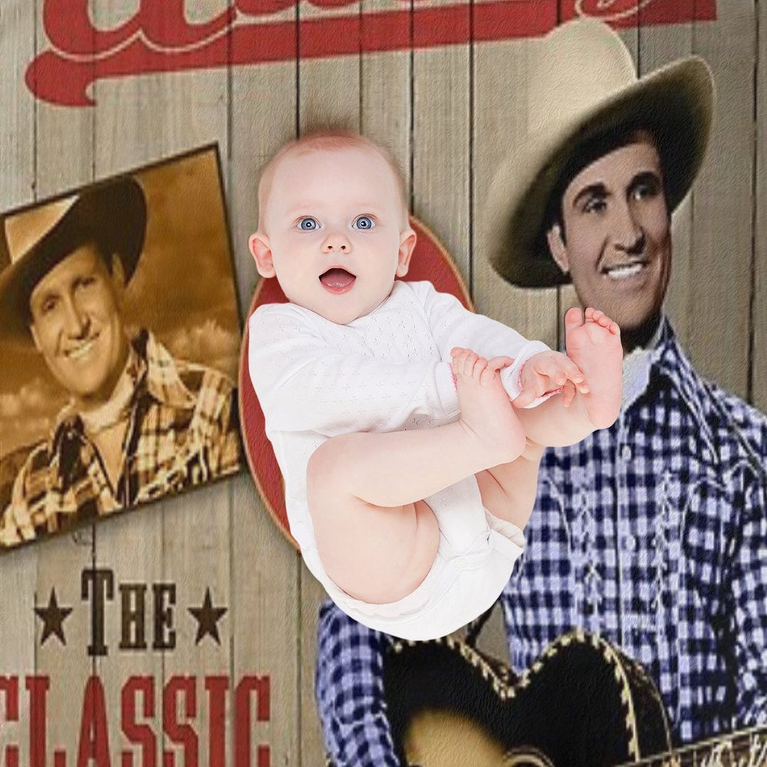 Gene Autry - The Classic Country Collection Velvety-soft Throw Blanket