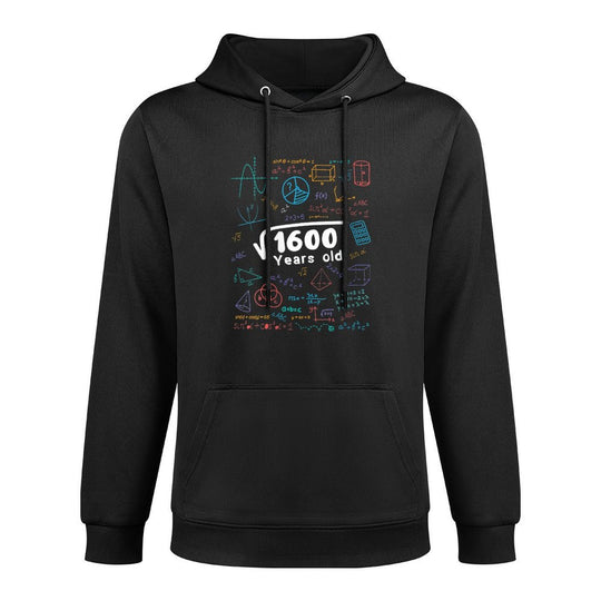 Womens 40 Year Old Men Women 40th Birthday Gift Square Root Of 1600 Customizable Surface Hoodie