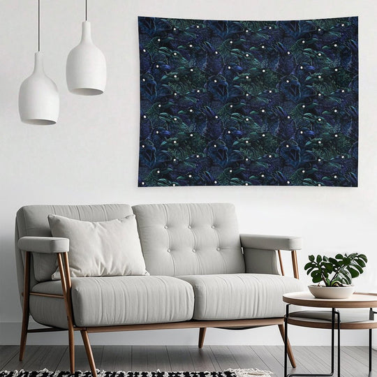 Raven Pattern Tapestry