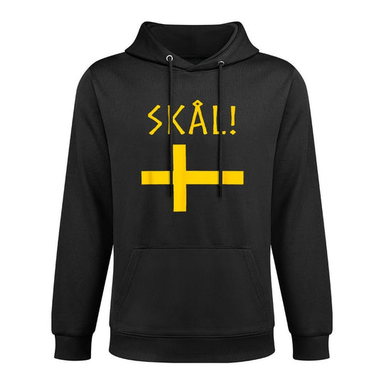 Cheers In Swedish Souvenir Of Sweden Gifts Funny Scale Shrink-Resistant Hoodie