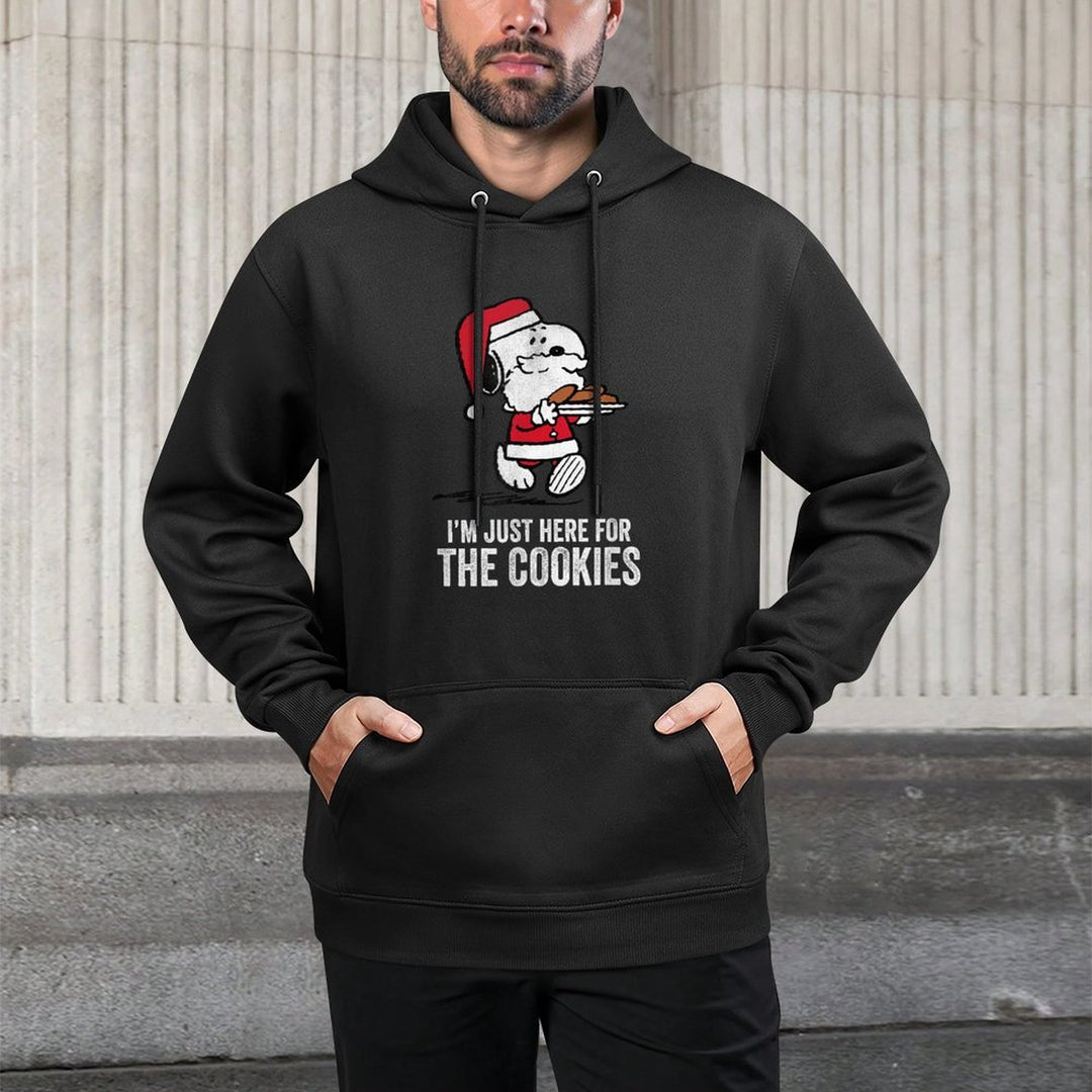 Peanuts Snoopy More Christmas Cookies Versatile Streetwear Hoodie
