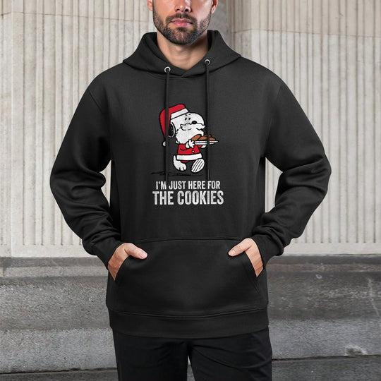 Peanuts Snoopy More Christmas Cookies Versatile Streetwear Hoodie
