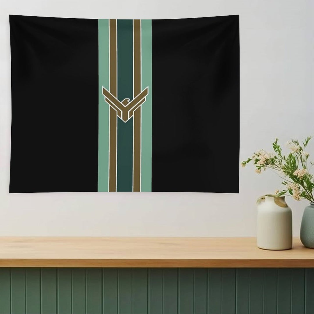 Dune - House Atreides Banner Stripes (Green) - Tapestry