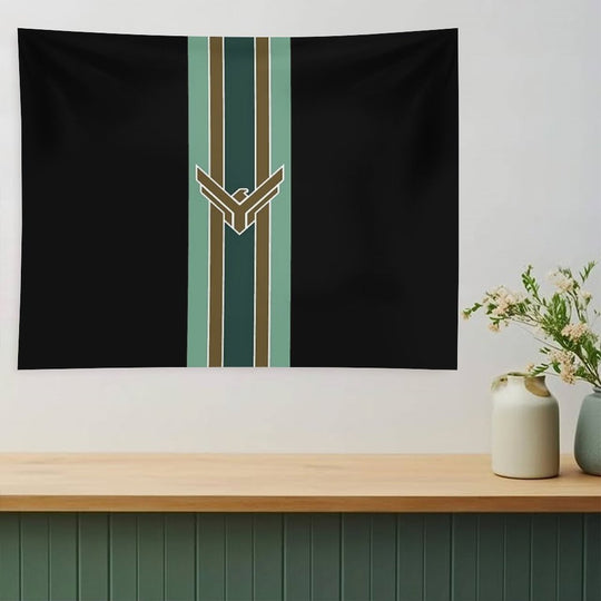 Dune - House Atreides Banner Stripes (Green) - Tapestry