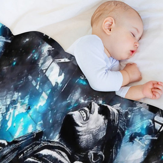 Metal Gear Solid Snake Wrinkle-free Throw Blanket