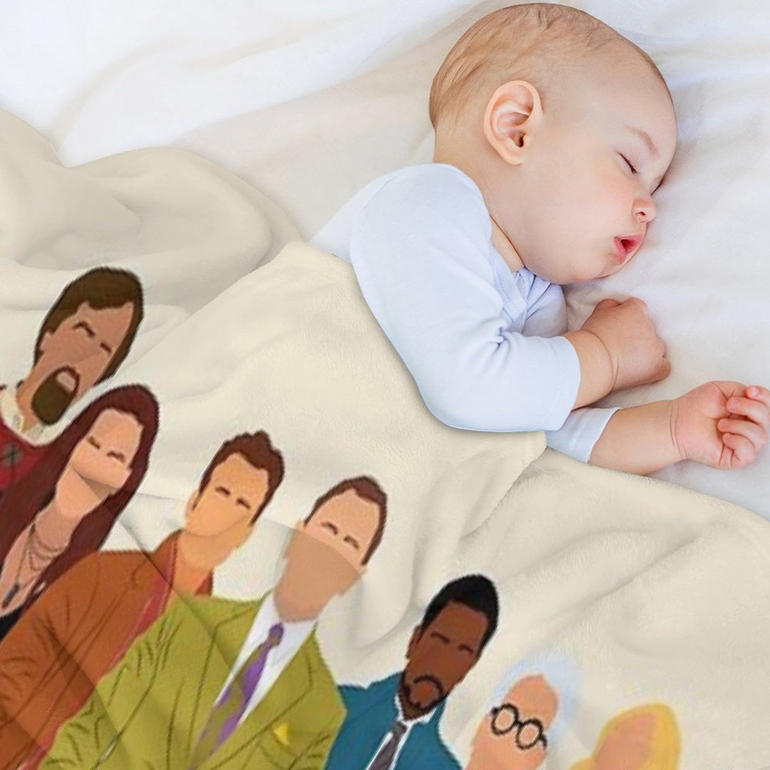 Knives Out Easy Care Throw Blanket