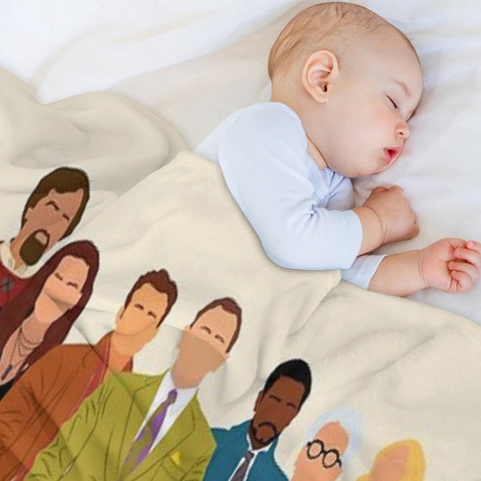 Knives Out Easy Care Throw Blanket