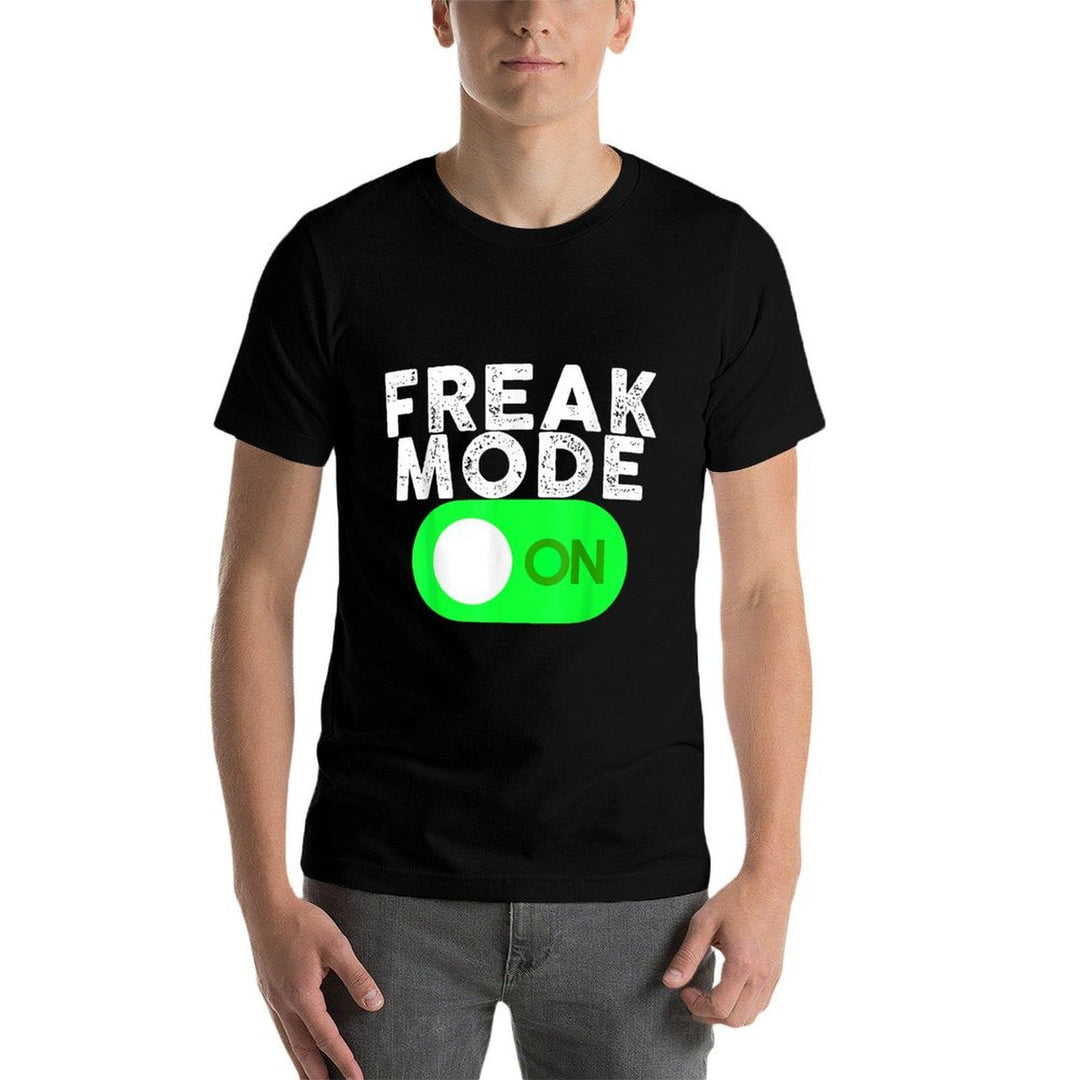 Freak Mode On - Funny Power Button Freaky Viral Slang Meme  Breathable T-Shirt