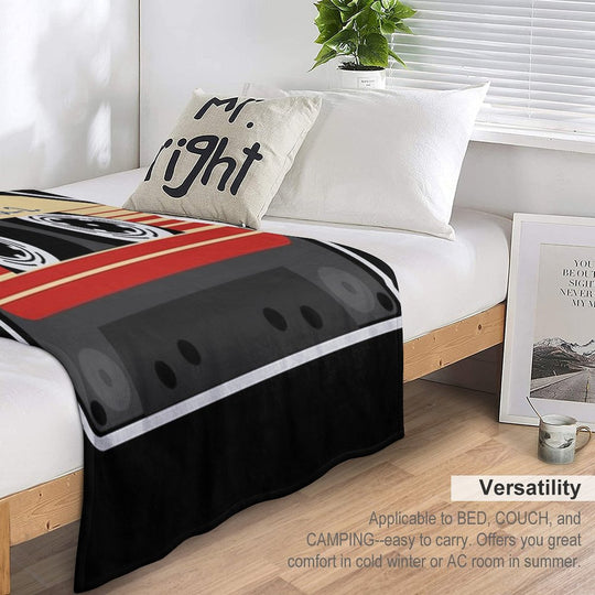Awesome, Mixtape Vol 2, Cassette, Retro, Comfort Throw Blanket