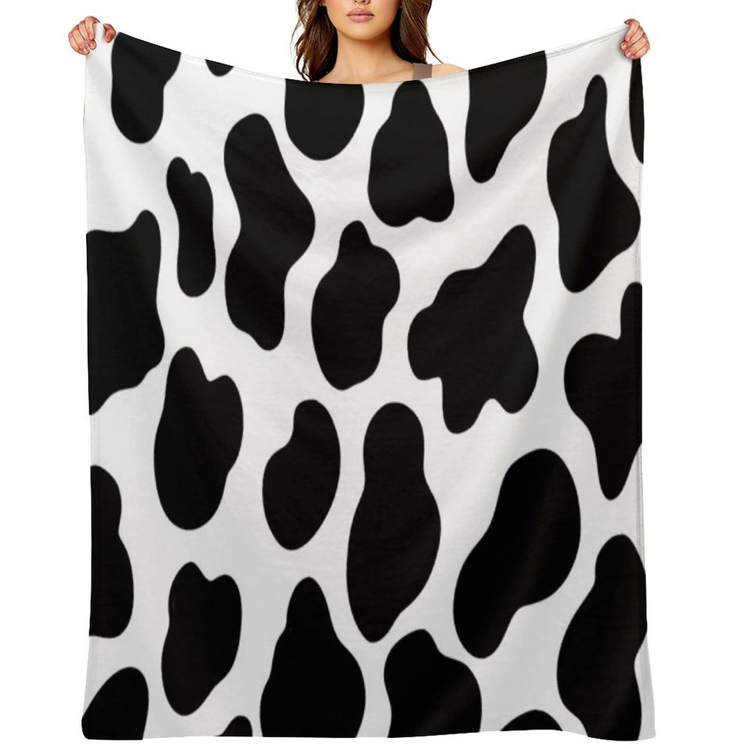 Cow Print Gift-ready Throw Blanket