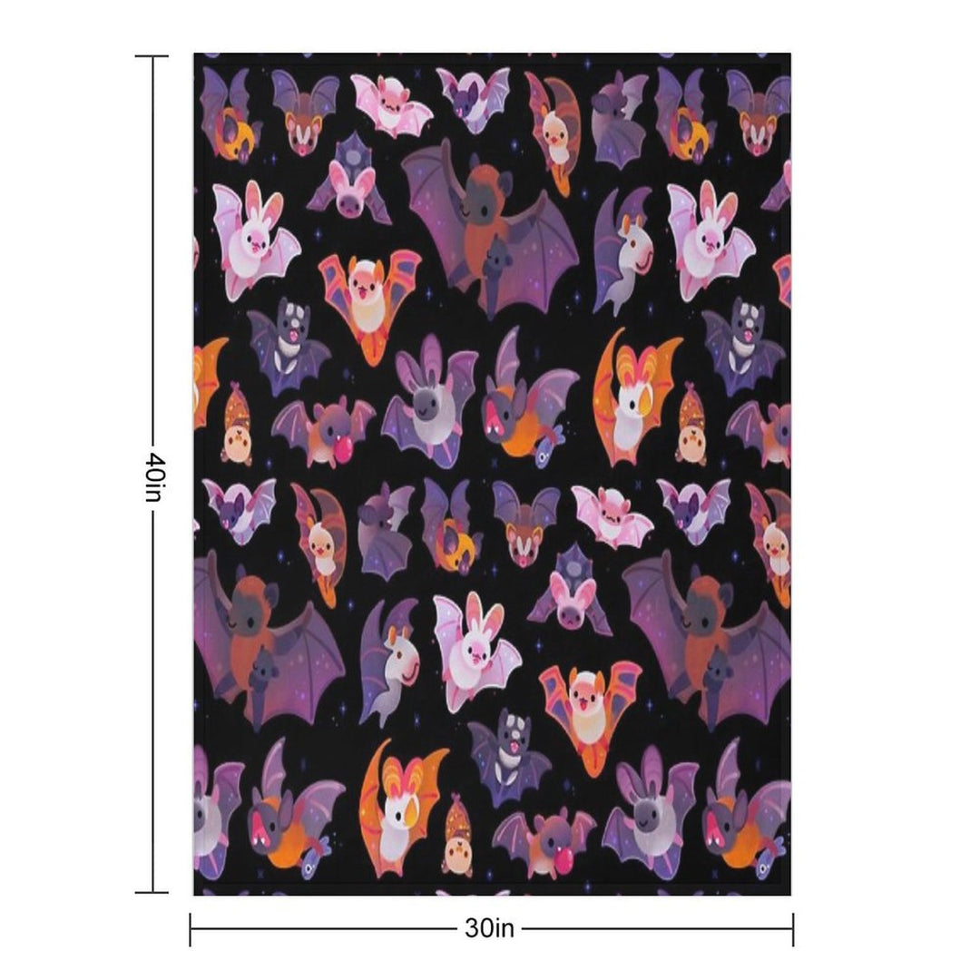 Bat - Dark Durable Throw Blanket