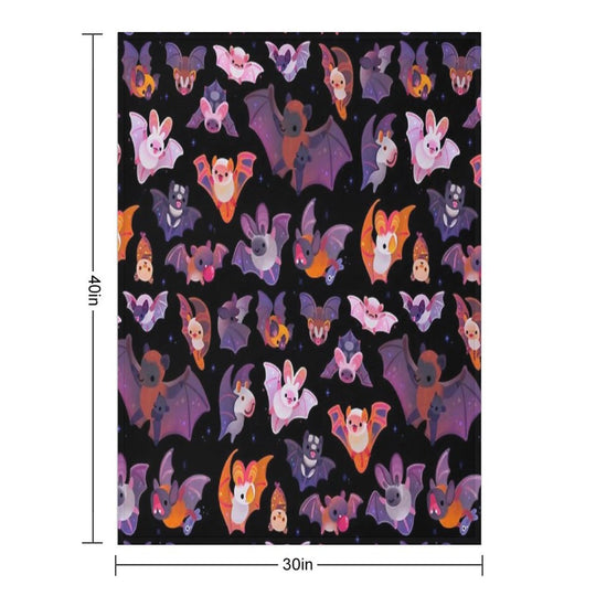 Bat - Dark Durable Throw Blanket
