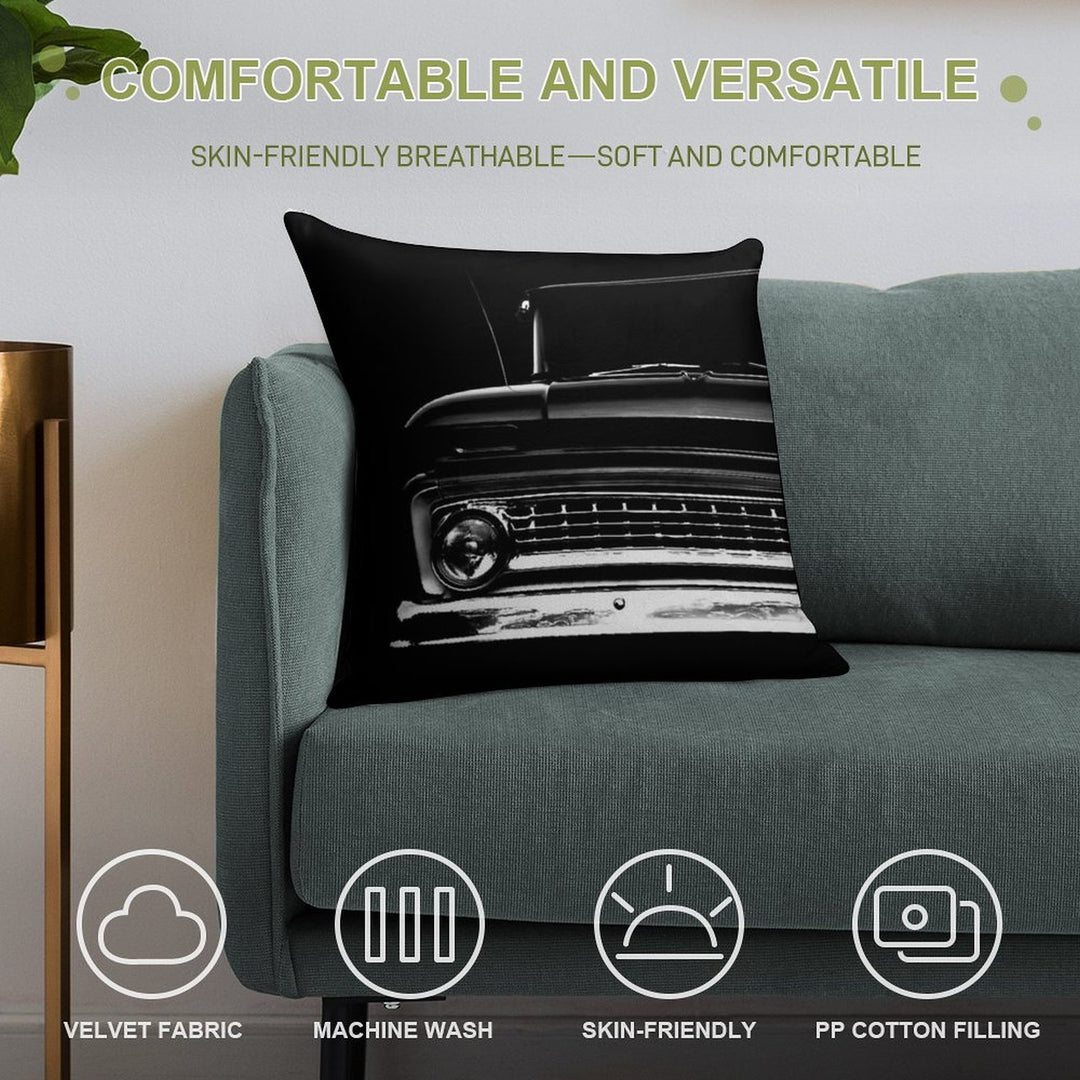 1963 Chevrolet C-10, Apache Pickup Soft Bedroom Essential Throw Pillow