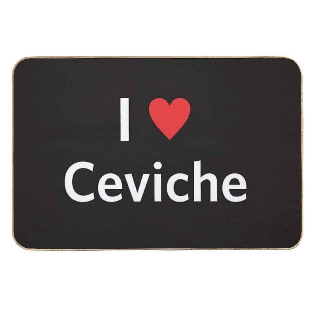 Peruvian Seafood,ceviche  Anti-Trip Bath Mat