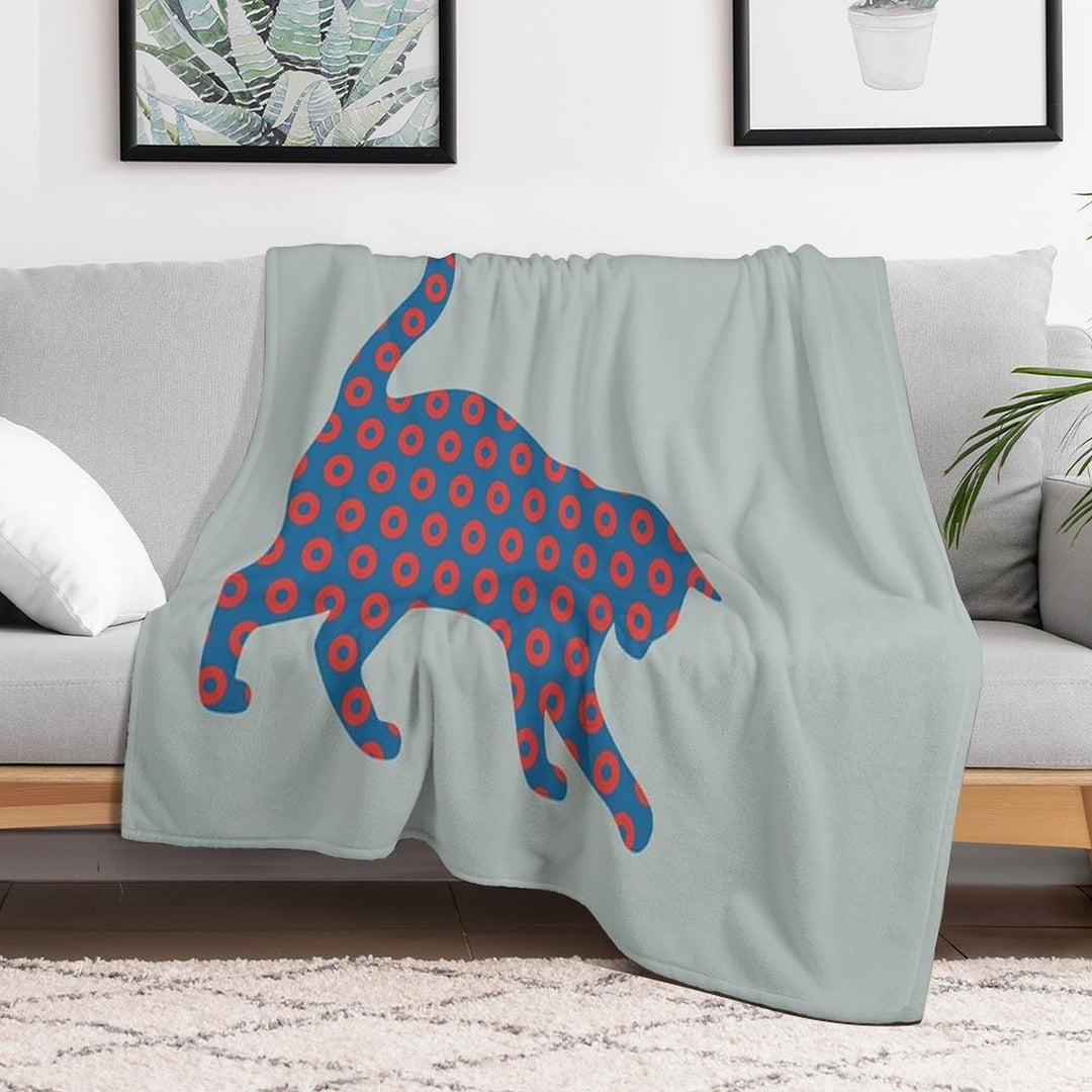Phish Your Pet Cat Donuts Gift-ready Throw Blanket