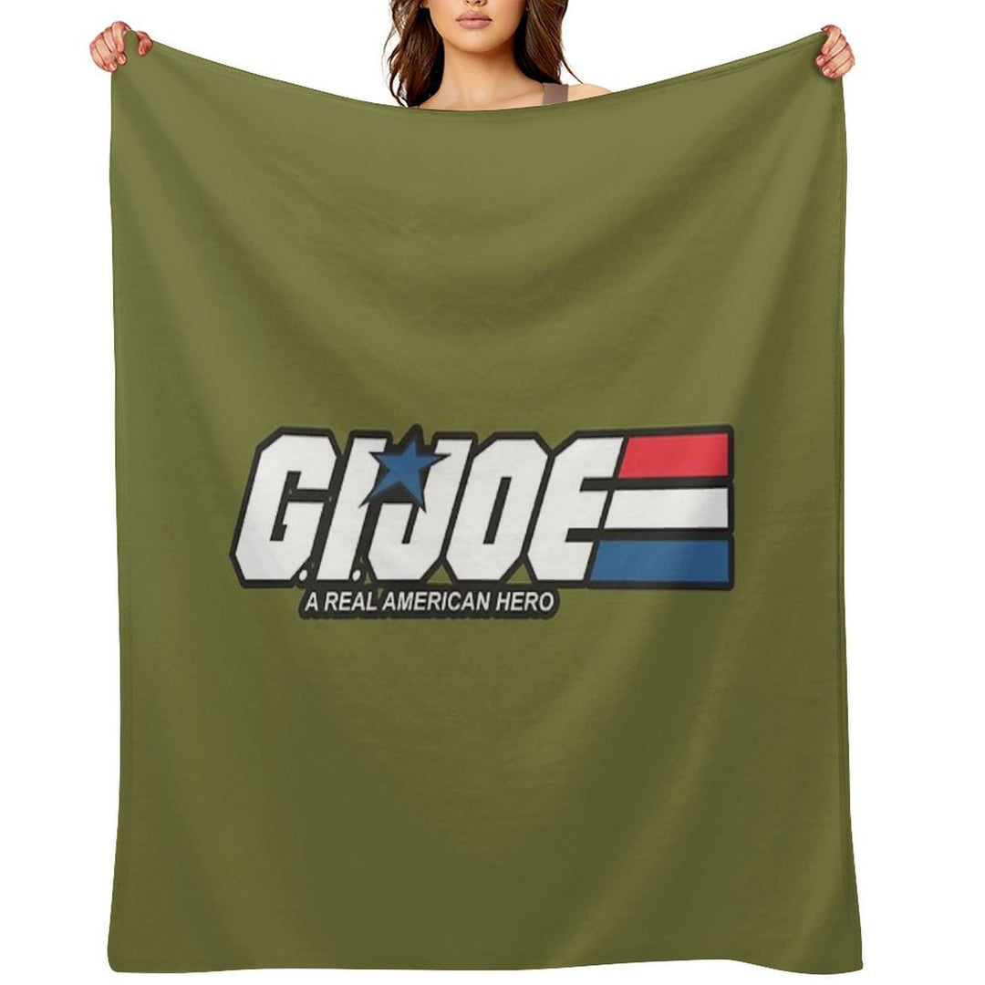 GiJoe Logo Travel-friendly Throw Blanket