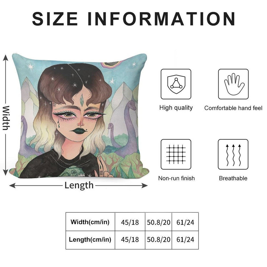 Last Day on Earth Soft Short Plush Fabric Throw Pillow