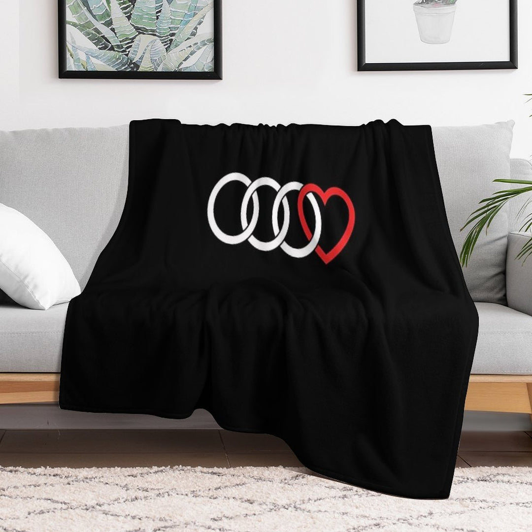 Audi Love (Dark) Durable Throw Blanket