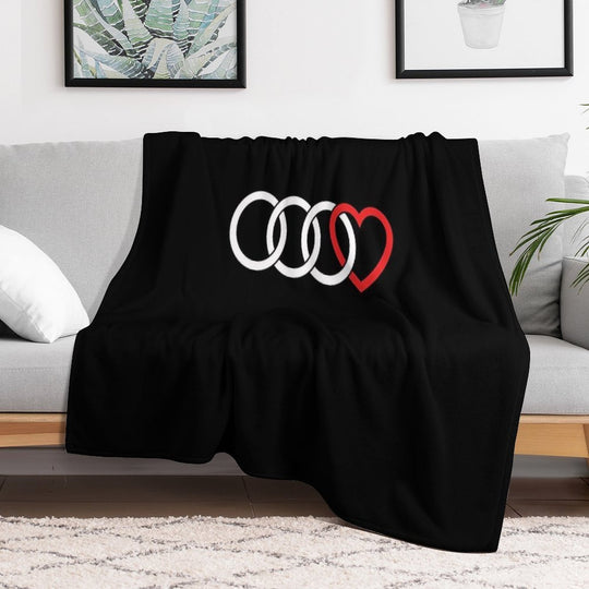 Audi Love (Dark) Durable Throw Blanket