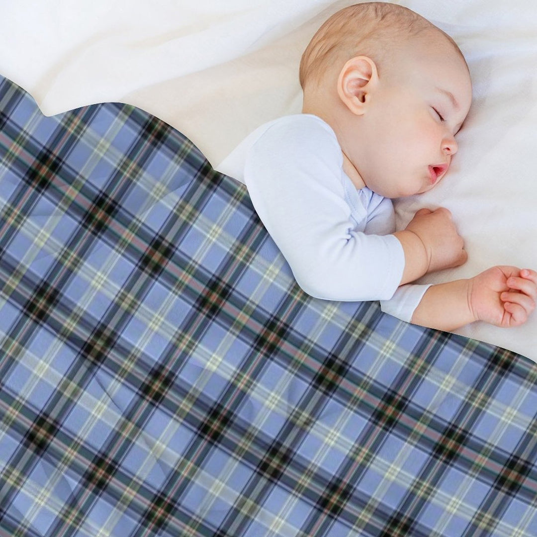 Clan Bell Tartan Velvety-soft Throw Blanket