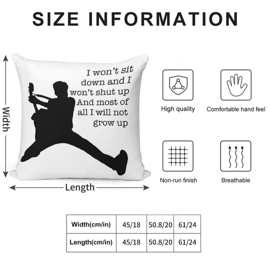 Photosynthesis - Frank Turner Soft Multiple Sizes Throw Pillow