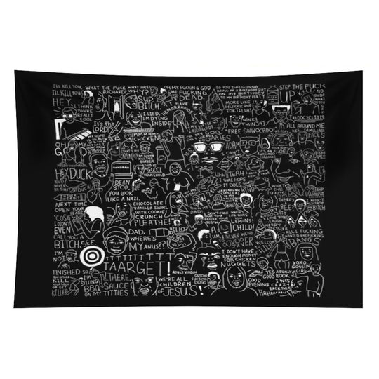 (INVERTED VERSION) An Ultimate Vine Compilation But Instead of A Video Its Just Terribly Drawn Tapestry