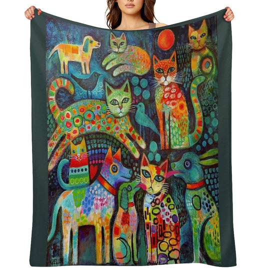 Family And Friends Comfort Throw Blanket