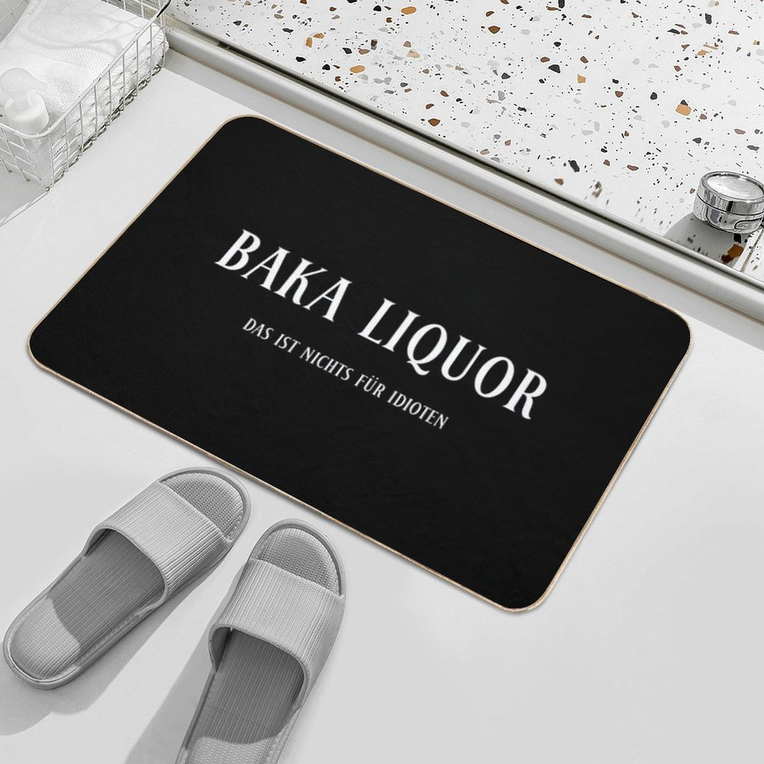BAKA LIQUOR ~Das Ist Nichts Für Idioten~  Repositionable Bath Mat