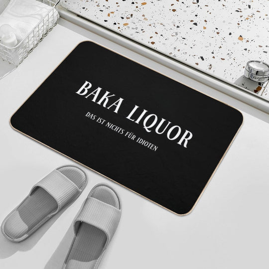 BAKA LIQUOR ~Das Ist Nichts Für Idioten~  Repositionable Bath Mat