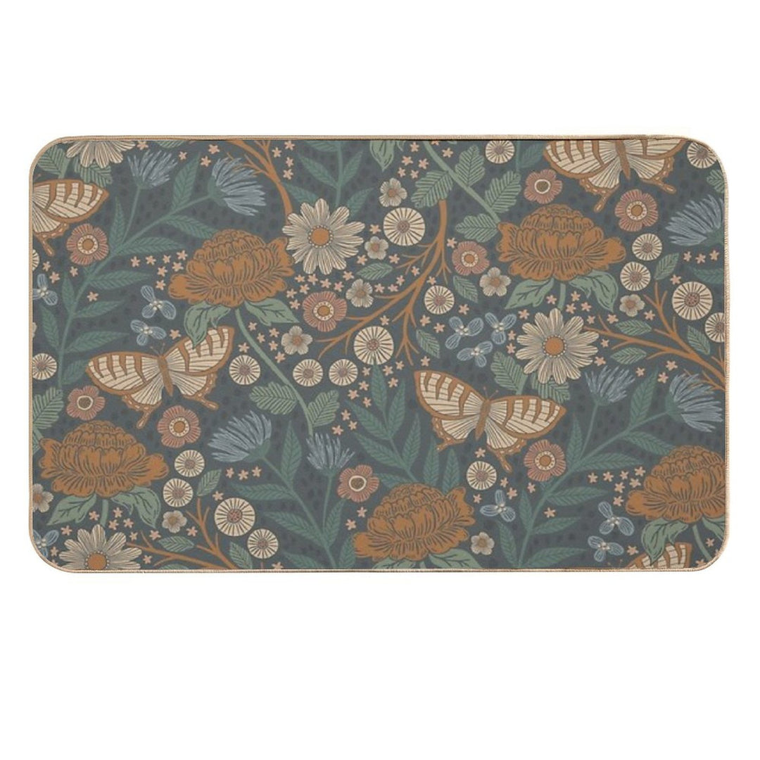 Heritage Wildflower Garden  Odorless Bath Mat