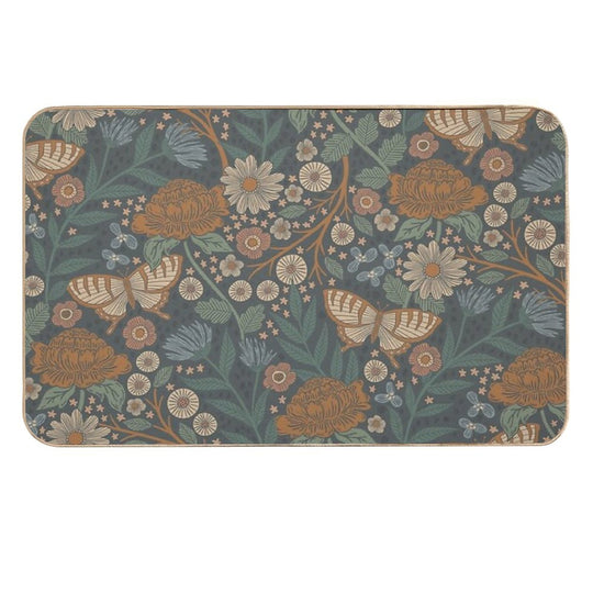 Heritage Wildflower Garden  Odorless Bath Mat