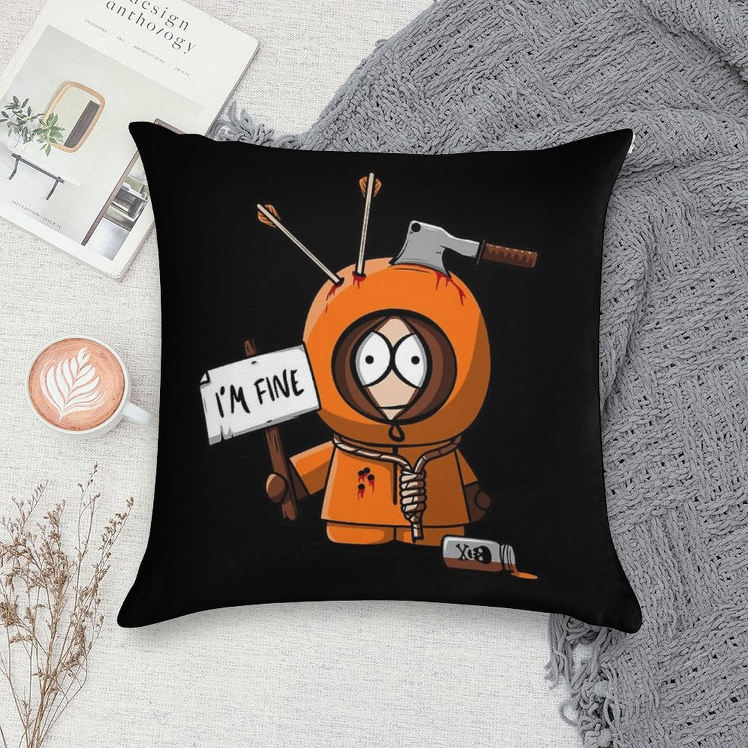 I'm Fine Soft Bedroom Essential Throw Pillow