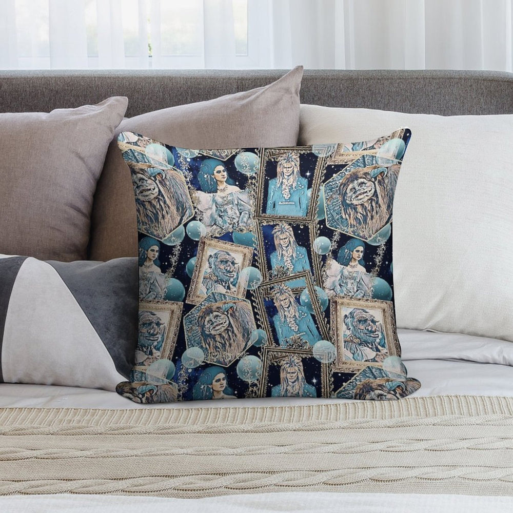 Labyrinth Soft Reinforced Edging Throw Pillow