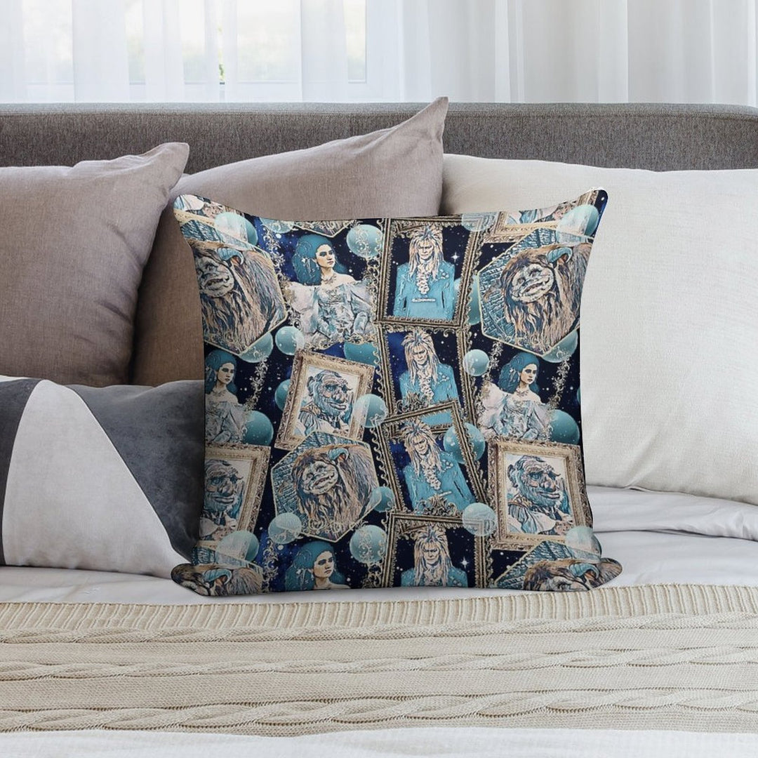 Labyrinth Soft Reinforced Edging Throw Pillow