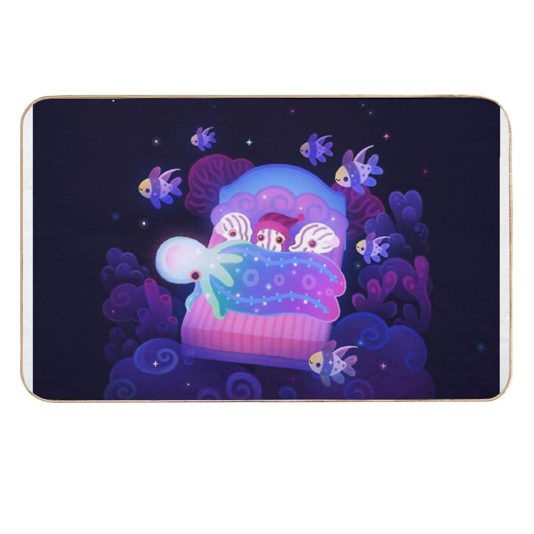 Blanket Octopus  High-Traffic Bath Mat