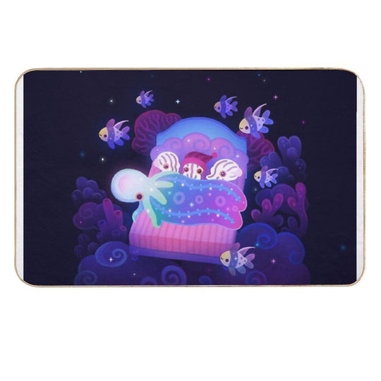 Blanket Octopus  High-Traffic Bath Mat